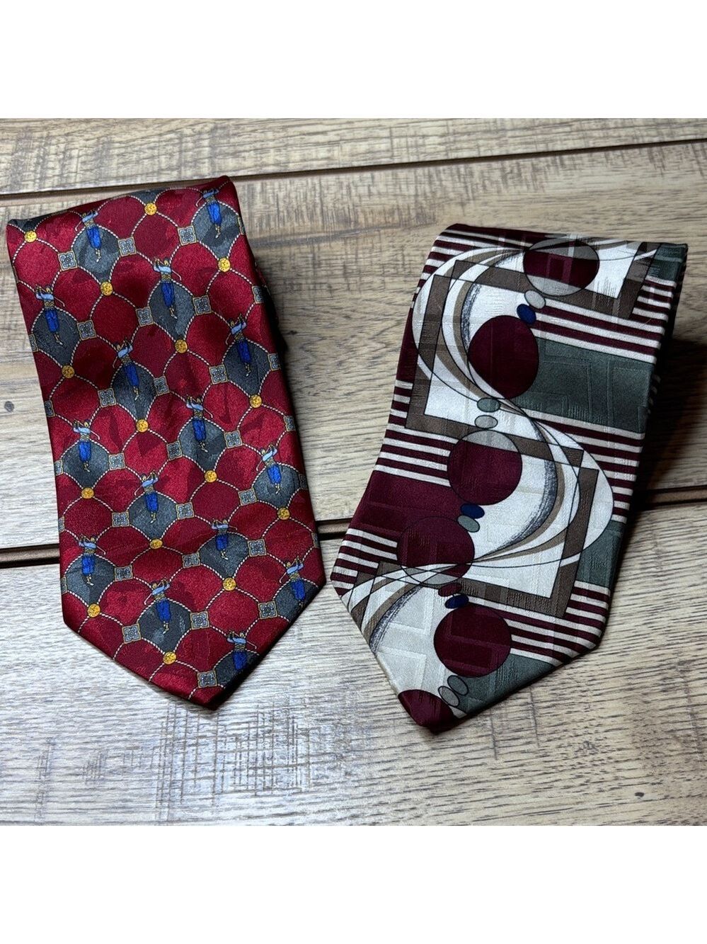 Bundle of 2 100% Silk Ties
